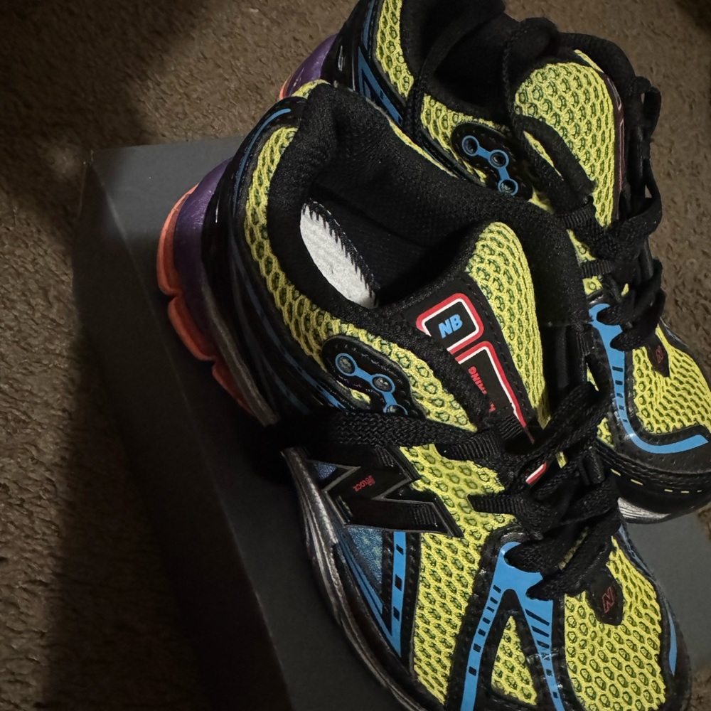 New Balance Kids' Sneakers in Yellow and Blue